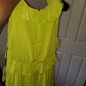 Highlighter Yellow Dress